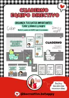 Vista previa - Para docentes: organización, planificación y formación - CUADERNO EQUIPO DIRECTIVO_Vichy_color y blanco y negro - Portada