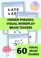 Náhled - BRAIN TEASERS - Hidden Phrases Visual Wordplay - krycí list