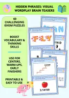 Náhled - BRAIN TEASERS - Hidden Phrases Visual Wordplay - boční 1