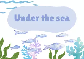 Προεπισκόπηση - Φύλλα εργασίας - Sea animals - Εξώφυλλο