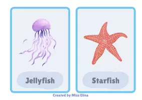 Προεπισκόπηση - Φύλλα εργασίας - Sea animals - Σελίδα 3