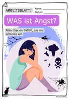 Vorschau - Unterrichtsreihen - WAS ist ANGST? Alles über ein Gefühl, das uns schützen will - Deckblatt