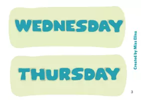 Προεπισκόπηση - Φύλλα εργασίας - Months and Days of the week material - Σελίδα 2