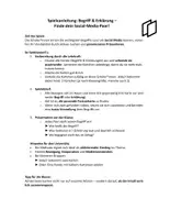 Vorschau - Stationenlernen - Paare finden: Social-Media-Begriffe (58 Karten - 29 Paare) - Seite 1
