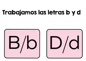 Vista previa - Refuerzo / NEE / Materiales de apoyo - TRABAJAMOS LAS LETRAS Y LOS FONEMAS B y la D - página 1
