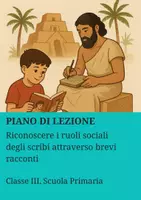 anteprima - Piani di lezione - Riconoscere i ruoli sociali degli scribi attraverso brevi racconti - PL - Pagina di copertina