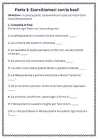 anteprima - Schede informative - Scrivere brevi frasi sulla civiltà della Mesopotamia - SL - Pagina 1