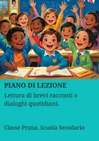anteprima - Piani di lezione - Lettura di brevi racconti o dialoghi quotidiani. - Pagina di copertina