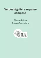 anteprima - Quiz - Esercizi con verbi regolari ("j'ai mangé", "nous avons parlé"). - Pagina di copertina