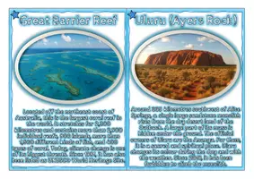 Vorschau - Arbeitsblätter - Fact Cards - AUSTRALIA (quiz, map work, presentation material) - Seite 3