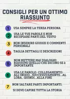 anteprima - Materiale di supporto/inclusione - Regole per un riassunto perfetto - Pagina di copertina