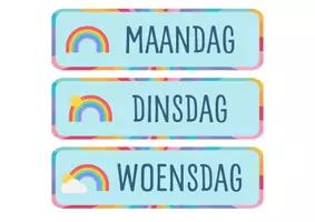 Voorbeeld - Bordkalender thema regenboog - Pagina 2