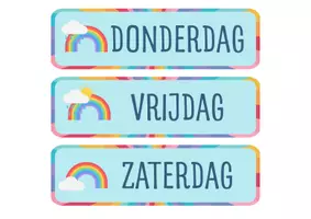 Voorbeeld - Bordkalender thema regenboog - Pagina 3