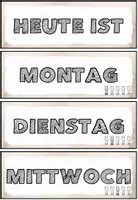 Vorschau - Poster - Zebraklasse - Tafelkalender - Wochentage, Monate, Jahreszeiten & Wetter entdecken - Seite 3