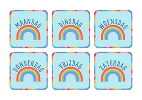Voorbeeld - Pakket thema regenboog - Pagina 1