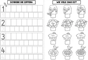 Vorschau - Arbeitsblätter - Ziffern | Mengen | Anfangsunterricht - Seite 2