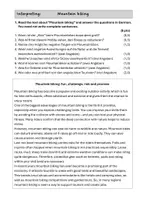 Vorschau - Arbeitsblätter - Interpreting: Mountain biking (2 Arbeitsblatter mit Lösungen) - Seite 2