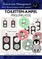 Vorschau - Poster - Toilettenampel Pinguin | WC-Ampel Pinguinklasse - Deckblatt