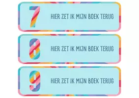 Voorbeeld - Boekenlegger thema regenboog - Pagina 2