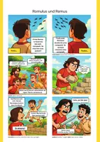 Vorschau - Arbeitsblätter - Comic: Romulus und Remus (inkl. PPX) - Seite 2