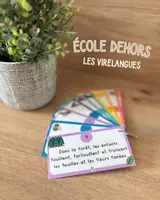 Aperçu - Cartes / Images - Virelangues : Spécial école dehors - Page de couverture