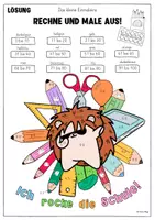 Vorschau - Arbeitsblätter - backtoschool MEGA Paket: RECHNEN UND MALEN - Für die 3. Klasse! Wiederholung der 2.Klasse! - Seite 3