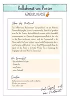 Vorschau - Mal- und Bastelvorlagen - Kunstprojekt Känguruklasse: Kooperatives Klassenposter - Seite 1