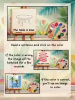 förhandsvisning - PowerPoint Games | Magic Art Studio | Read, Match & Color | Interactive Game for Kids - sida 3