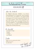 Vorschau - Mal- und Bastelvorlagen - Kunstprojekt Koalaklasse - Kooperatives Klassenposter - Seite 1