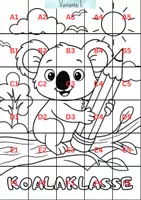 Vorschau - Mal- und Bastelvorlagen - Kunstprojekt Koalaklasse - Kooperatives Klassenposter - Seite 2