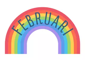 Voorbeeld - Verjaardagskalender thema regenboog - Pagina 1