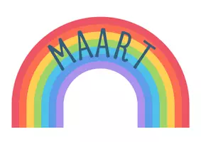 Voorbeeld - Verjaardagskalender thema regenboog - Pagina 2
