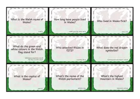 Vorschau - Quiz - Quiz Cards - WALES (Speaking Activity) - Seite 1