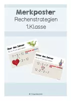 Vorschau - Präsentationen/Tafelbilder - Merkblätter mit Rechenstrategien für die 1.Klasse - Deckblatt
