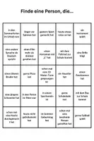 Vorschau - Spiele - Bingo Kennenlern Spiel - erster Schultag nach Ferien - Seite 1