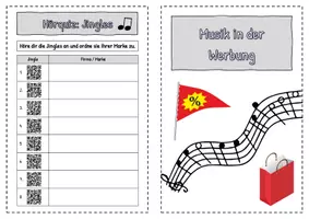 Vorschau - Arbeitsblätter - Booklet - Musik in der Werbung - Seite 3