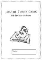 Vorschau - Arbeitsblätter - Lautes Lesen üben mit dem Bücherwurm - Lernheft - Seite 2
