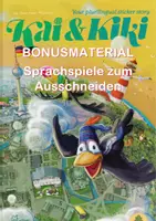 Vorschau - Mal- und Bastelvorlagen - BONUSMATERIAL Kai und Kiki BAND 2 Sprachspiele - Deckblatt