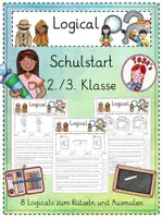 Vorschau - Arbeitsblätter - Logicals zum Schulstart 2./3. Klasse - Deckblatt