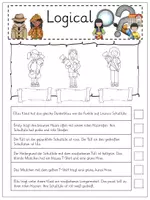 Vorschau - Arbeitsblätter - Logicals zum Schulstart 2./3. Klasse - Seite 3