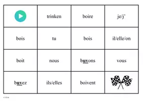 Vorschau - Spiele - Domino – Verb boire im Präsens - Seite 1