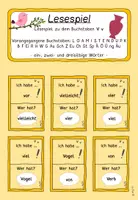 Vorschau - Spiele - Lesespiel V v - Deckblatt