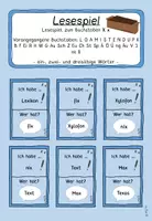 Vorschau - Spiele - Lesespiel X x - Deckblatt