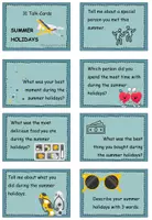 Vorschau - Spiele - Talk-Cards (topic: summer holidays) - Seite 2