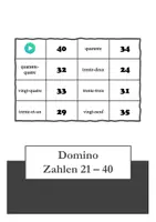 Vorschau - Spiele - Domino - Zahlen 21 - 40 - Deckblatt