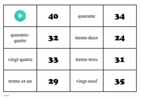 Vorschau - Spiele - Domino - Zahlen 21 - 40 - Seite 1