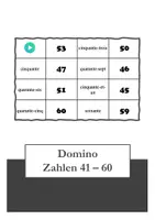 Vorschau - Spiele - Domino - Zahlen 41 - 60 - Deckblatt