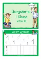 Vorschau - Anderer Materialtyp - Mathekartei 1. Klasse (für selbständige Übungsmöglichkeit) - Seite 1