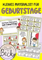 Vorschau - Anderer Materialtyp - Kleines Geburtstagsset - Deckblatt