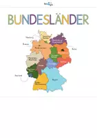 Vorschau - Mal- und Bastelvorlagen - Bundesländer - Flipbook in Farbe (als Nachschlagewerk und Lernhilfe) - mit editierbarem PDF! - Seite 2